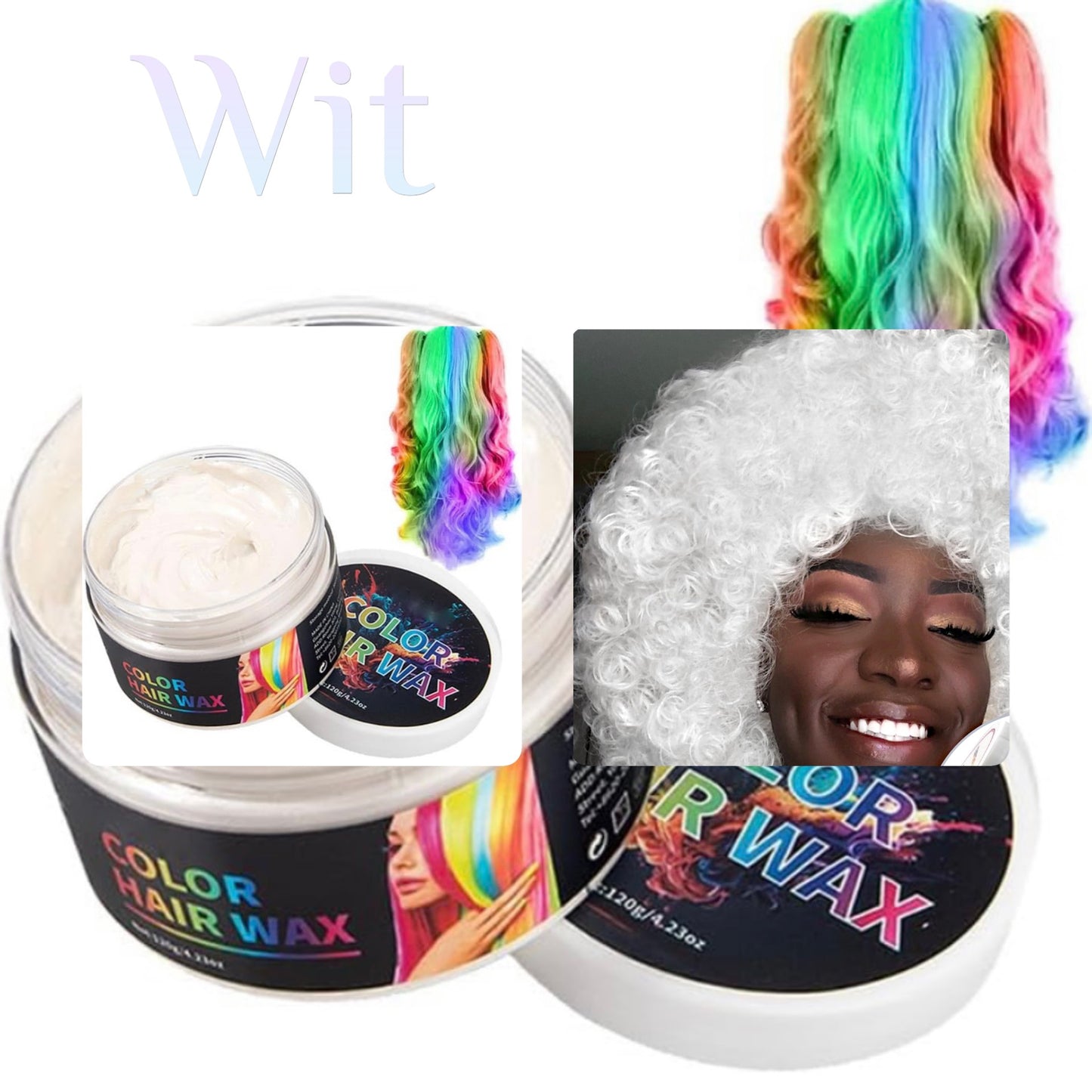 Haar Kleur Wax - Directe Kleur, 100% Uitwasbaar