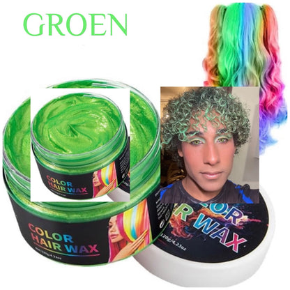 Haar Kleur Wax Bundel - 8, kleuren Gemakkelijk te Verwijderen met 1 Wassing